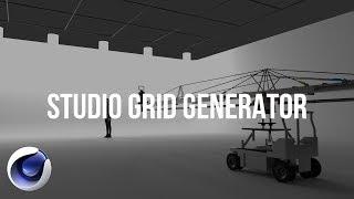 Visualizing Siren Studios LA | Grid and Cyc Generator for C4D Tutorial