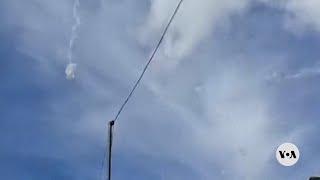 Video shows interceptions of rockets in northern Israel | VOANews