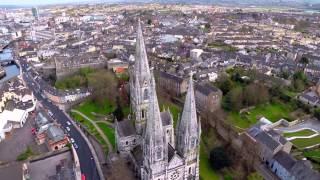 Flight over Cork city, Ireland