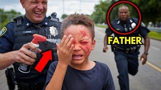 Police Officer Pepper-Sprayed a Black Boy Without Knowing His Father Is the Police Chief