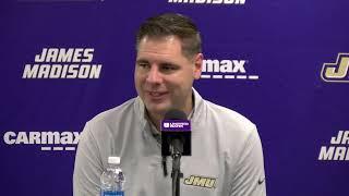 JMU Mens Basketball | Coach Spradlin Postgame Presser vs. Mary Baldwin