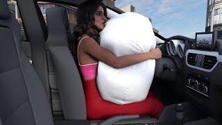 Manual Airbag Inflation Concept Animation