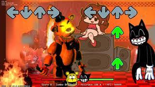 Cartoon Cat Vs Freddy Fazbear Friday Night Funkin