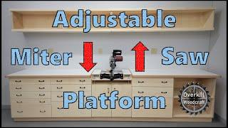 Adjustable Miter Saw Leveling Platform