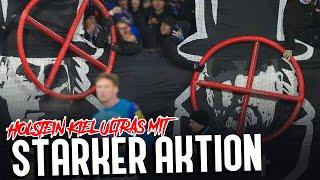 Holstein Kiel Ultras mit starker Aktion gegen RB Leipzig!