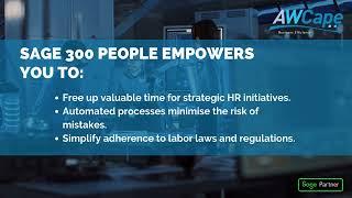 Simplify HR & Payroll with Sage 300 People #Sage300People #HR #payrollautomation #BusinessSolutions