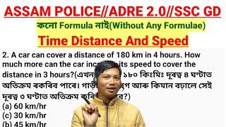 Speed Time And Distance || Time Distance And Speed Tricks || Sanu Sir Maths|| Time Distance By Sanu