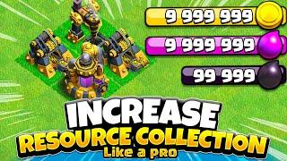 Top 5 Tips to Increase Resource Collection in COC | Fixing that Rush part-2