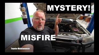 Toyota 2TR-FE Engine Misfire Cylinder 1 code P0301 Diagnosis Repair