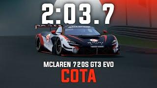 COTA 2:03.7 - Mclaren 720S GT3 EVO - GO Setups | ACC 1.10.2