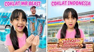 SAMANTHA AUDREY BORONG COKLAT MRBEAST VIRAL VS COKLAT INDONESIA  ENAK YANG MANA YA 