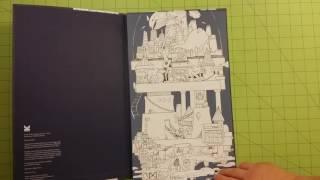 The to the moon by sarah yoon coloring book review flip through