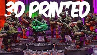 The Future of Warhammer: 3D Printed Imperial Guard Models