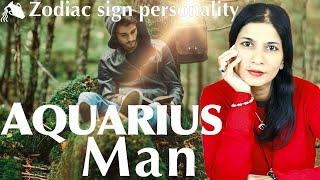 Aquarius man - zodiac personality series -