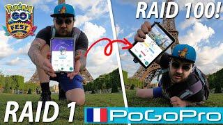100 Zacian and Zamazenta RAIDS at Pokémon Go Fest Paris! 