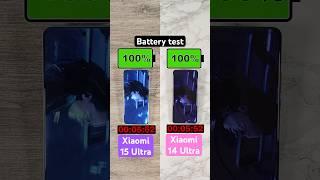 Xiaomi 15 Ultra vs 14 Ultra battery test!