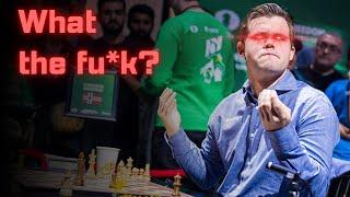 Magnus Carlsen ️ Hans Niemann️     The SHOCKING showdown ends in drama  #chess #magnuscarlsen