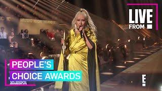 Christina Aguilera Empowers Fans at 2021 PCAs | People's Choice Awards