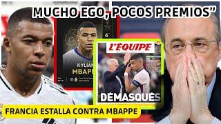  FRANCIA EXPLOTA CONTRA MBAPPE tras EL BALON DE ORO! CRISIS MUNDIAL en EL MADRID tras SU PATALETA