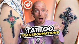 TATTOO TRANSFORMATIONS | Reddit Reactions | Tattoo Critiques | Pony Lawson