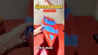 How to make remote control speed boat #shorts #rcboat #diy #experiment #boat