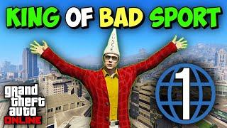 My Rise to Become King of Bad Sport in GTA Online as a Level 1...