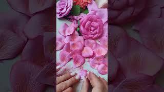 Цветы из фоамирана #фоамиран #цветыизфоамирана #цветыотбади
