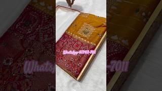 A very beautiful pure dola silk mustard and pink colour Sarees #trending #youtube #instagram #new  ￼