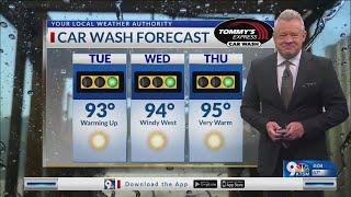 Tommy's car wash forecast Mon. Sep. 23