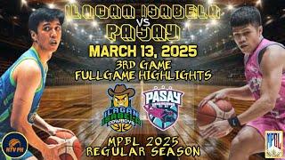 MPBL FULLGAME HIGHLIGHTS | ILAGAN ISABELA COWBOYS VS PASAY VOYAGERS | MARCH 13, 2025