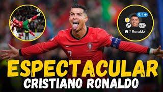 ¡SUBLIME CRISTIANO!  Doblete y Gol de Chilena de Cristiano Ronaldo • Portugal 5-1 Polonia (2024)