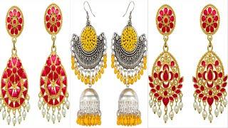 Daily Wear Designers Fancy Earrings | Wedding Stylist Earrings | Fashion Style Corner