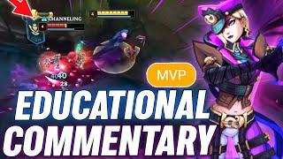 Season 14 Challenger Evelynn - Evelynn Vs Vi 100% Educational Commentary - How To Carry As Evelynn