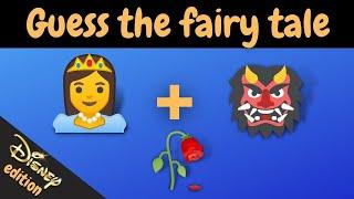 Guess the disney fairy tale by its emojis