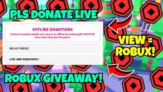 DONATING ROBUX (For A Little Bit LOL) / PLS DONATE ROBUX GIVEAWAY!