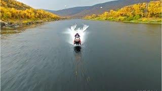 New World Record with snowmobile on water 212 km