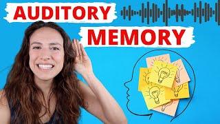 Auditory Memory Test and HOW TO IMPROVE AT HOME!