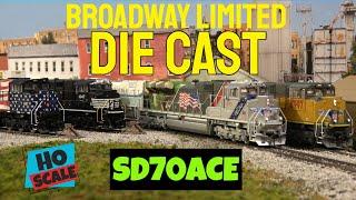 Broadway Limited HO Scale Die-Cast SD70ACe | First Metal BLI Diesel with DCC, Paragon4 Sound & Smoke