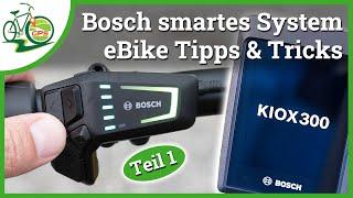 Bosch eBike  Smart System  Tipps & Tricks Tracking starten/stoppen, KIOX 300 & Co