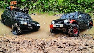 CRASHY PAJERO vs. legendary KRUZAK! Off-road has revealed the winner! RC OFFroad 4x4