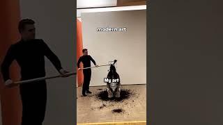 "Exploring Modern Art vs. My Unique Creations #art #drawing #viralvideo #trendingart
