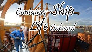 A DAY IN THE LIFE AT SEA | CONTAINER SHIP LIFE ONBOARD  | EP04 | HERO'S VENTURE