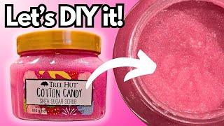 DIY Tree Hut Cotton Candy Shea Sugar Scrub Dupe with Recipe - @TaraLeee Collab