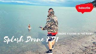 Drone Fishing IN THE RAIN - Splash Drone FD1