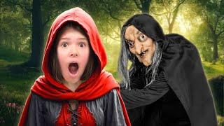 Amelia & Avelina Red Riding Hood Halloween adventure