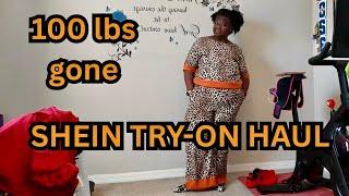 Plus Size Try On Haul | SHEIN TRY ON HAUL | WEIGHT LOSS JOURNEY | 100 lbs Gone #howtoloseweight