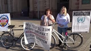 Spontandemo gegen den Migrationspakt - Speyer