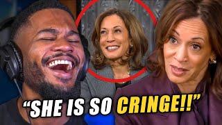 Kamala Harris CRINGE interview OVERLOAD! too funny