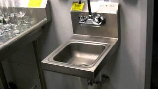 S/S Wall Mount Hand Sink - Lauro Auctioneers & Restaurant Equipment - South Florida