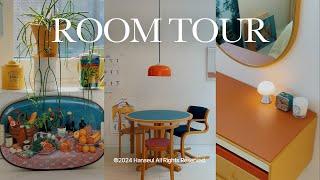 A Colorful Newlywed Couple's Korean Room Tour VLOG  Newlywed Home Tour • Vintage Furniture